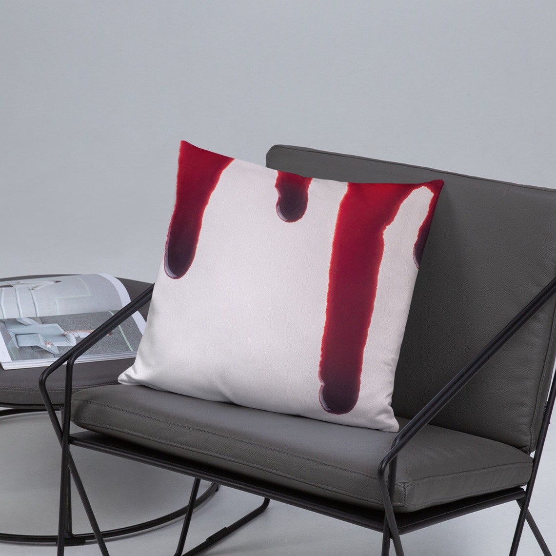 Dripping Blood Pillow Halloween Pillowcase Horror Gifts Etsy