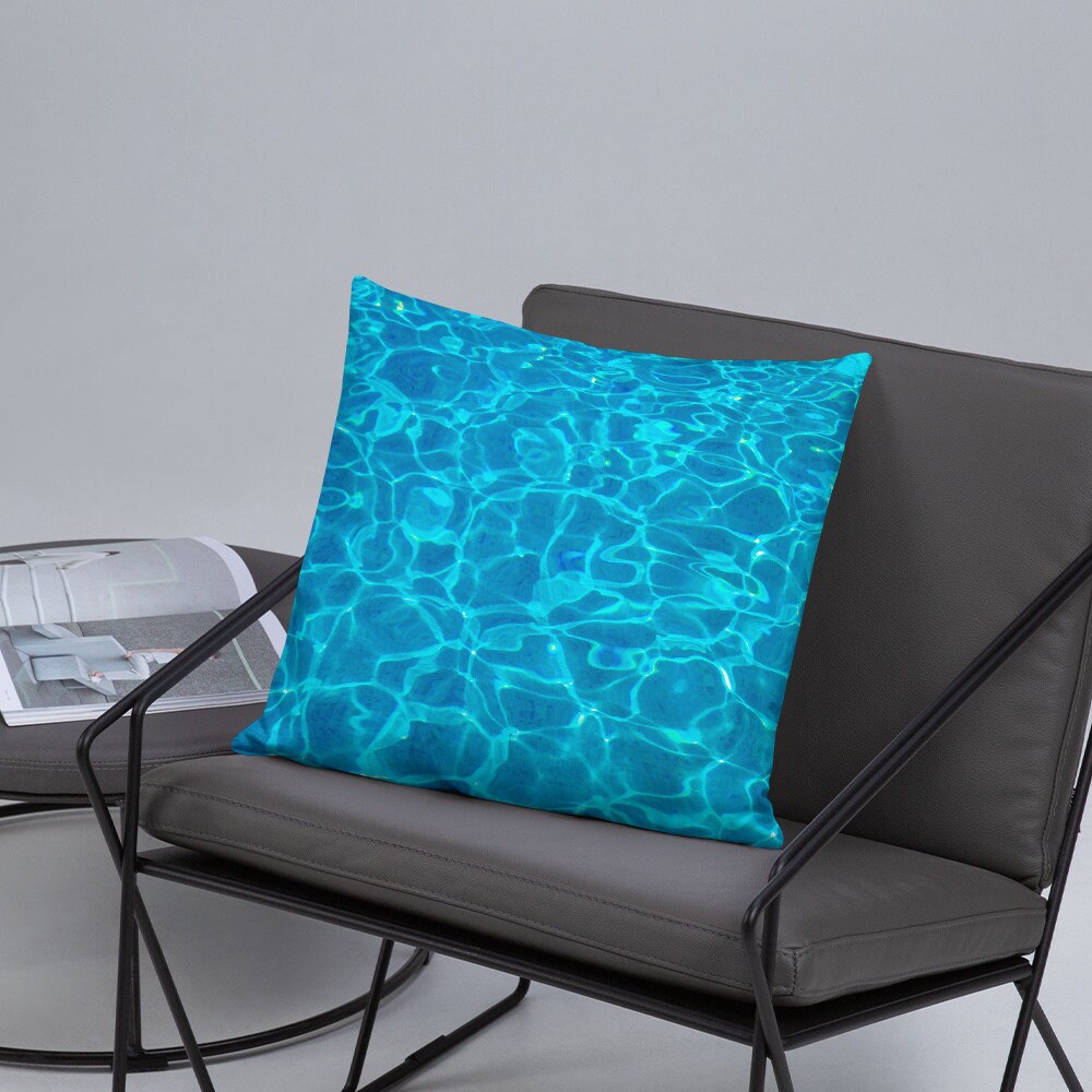 The Pool Water Pillow Decorative Throw Pillow Free Etsy