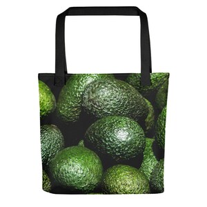 Avocado Tote Bag Tote Bag Avocado Avocado Stuff Reusable | Etsy