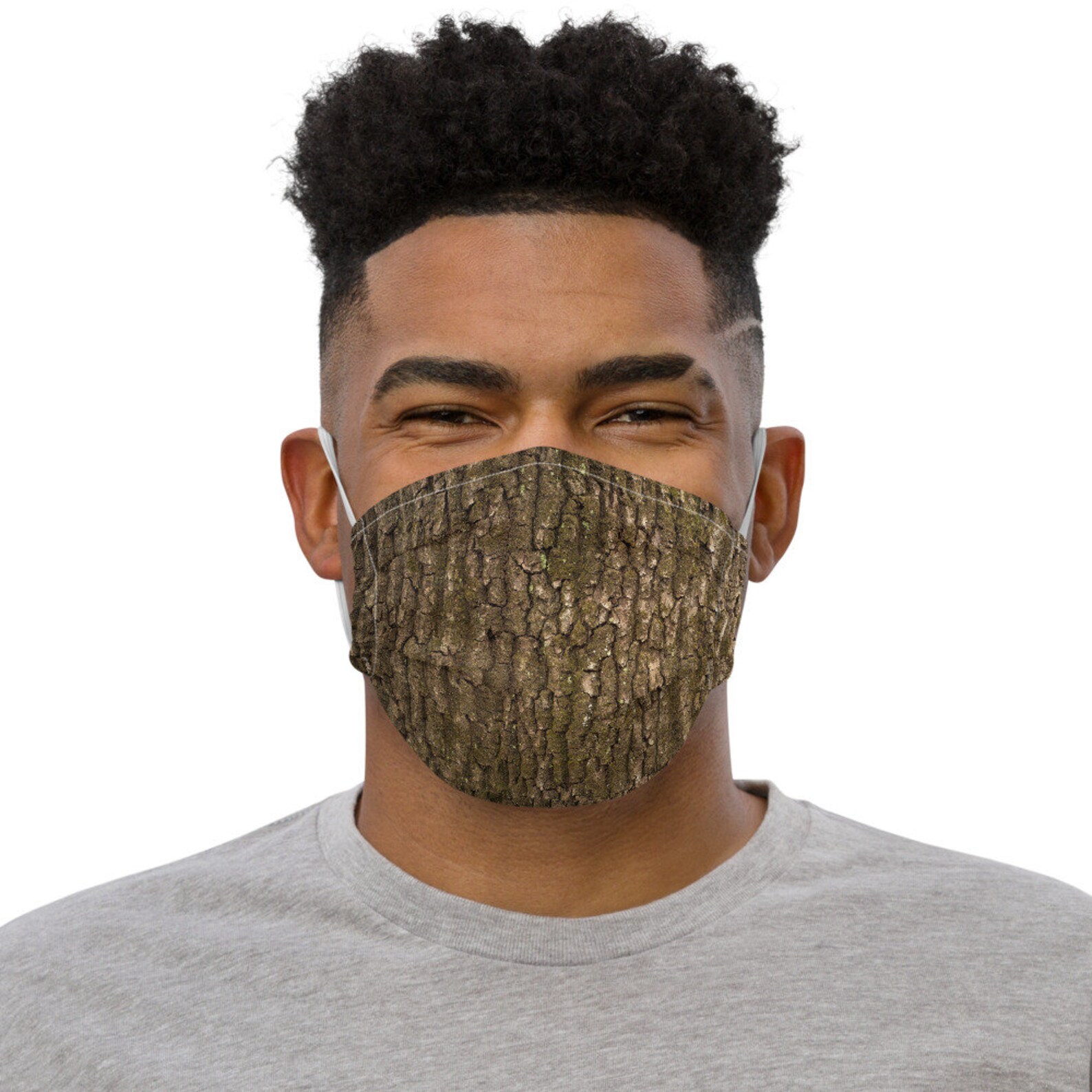 Tree Bark Mask Washable Face Mask with Nose Wire and a Etsy