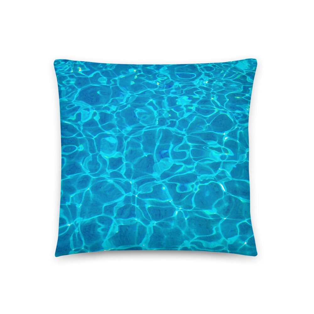 The Pool Water Pillow Decorative Throw Pillow Free Etsy