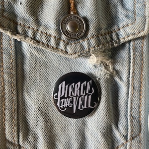 Emo Pin Badge Button Badge 32mm Size Music Pins