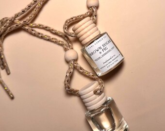 Pingente aromático para pendurar com aroma de açúcar mascavo