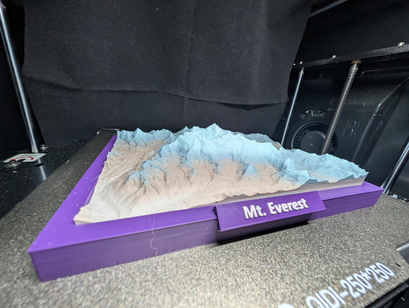 3D Model of Mt Everest Etsy — free download
