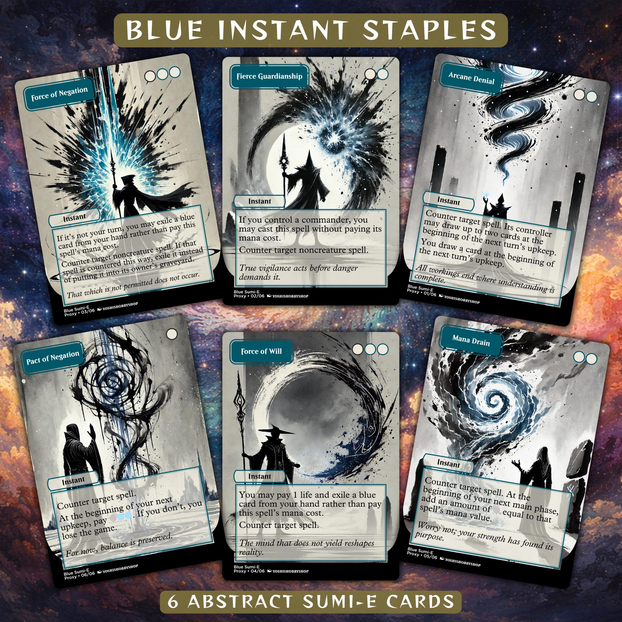 mtg card numbers explained 20 Blue Staples