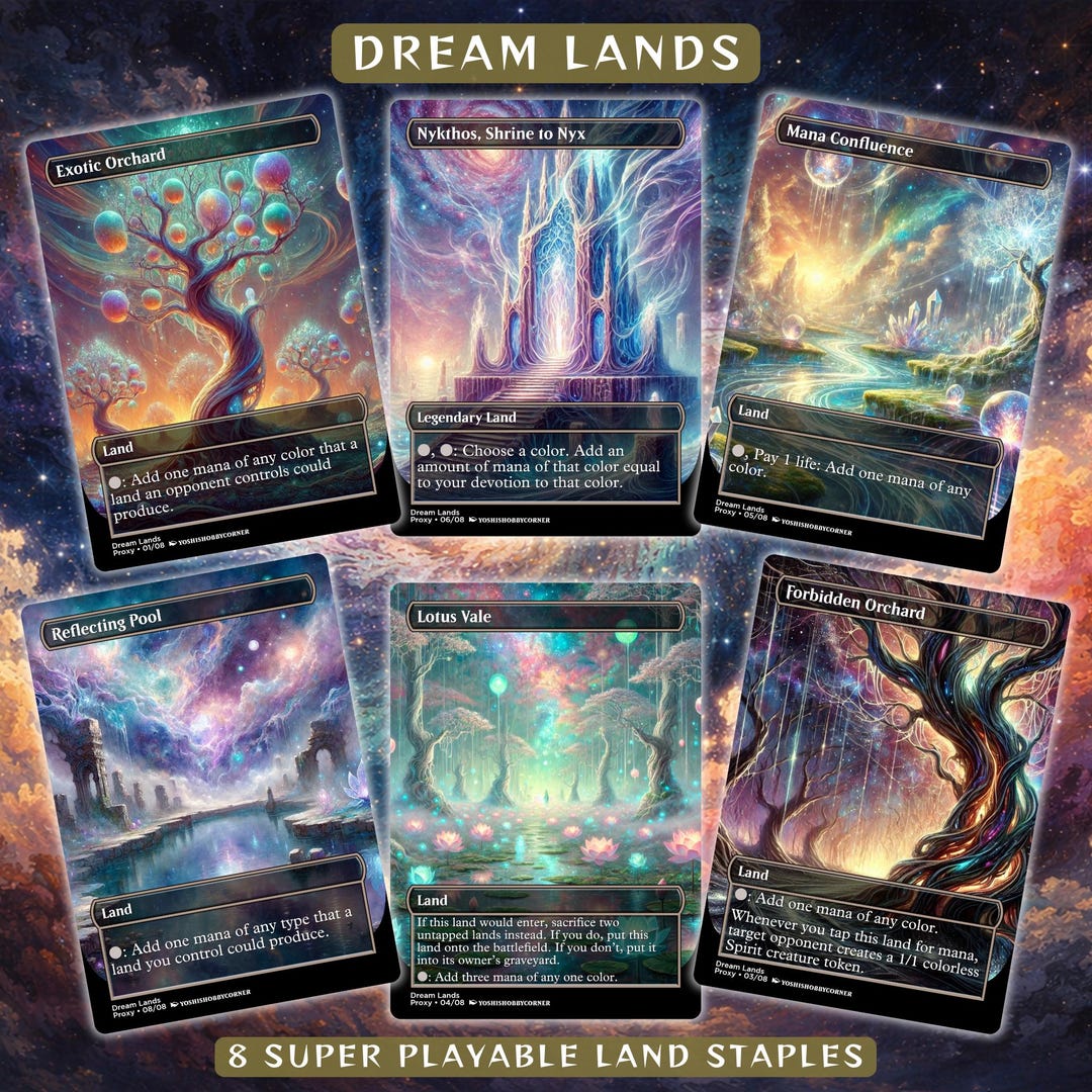 Dream Land Staples Proxy | Abstract Magic Style | Playtest Cards | EDH ...