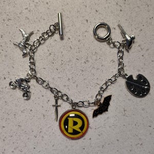 Damian Wayne Robin Charm Bracelet