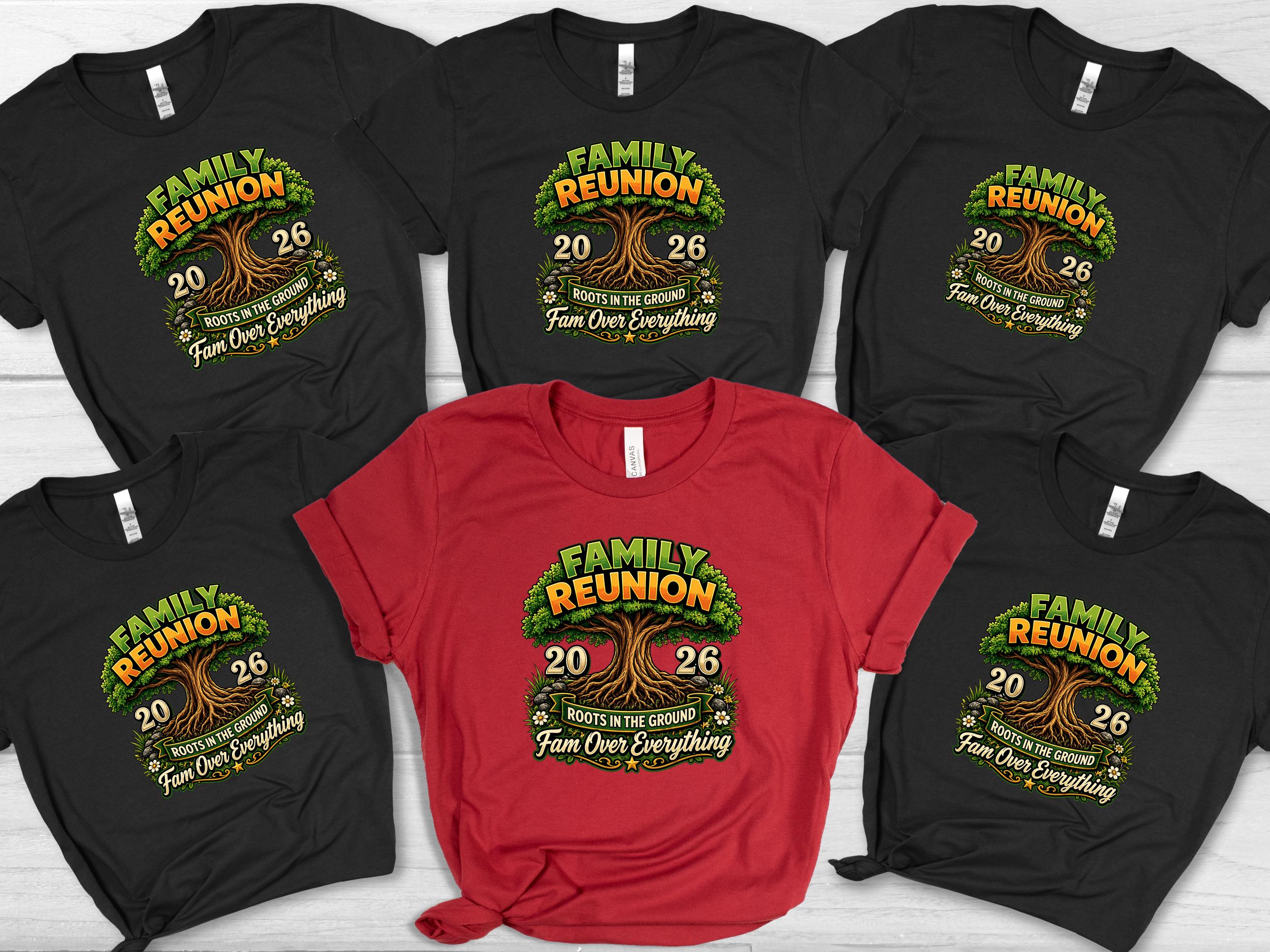 Family Reunion Shirt 2026 DTF Transfer Ready to Press, Matching Family ...