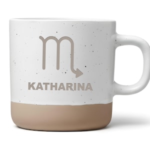 Personalisierte Tasse Sternzeichen Skorpion Kaffeetasse mit Sternzeichen Geschenk für Skorpion-Geborene für Esoteriker und Astrologie-Fans