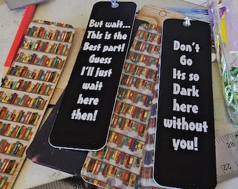 Custom Laser Engraved Bookmark – Personalized Reader Gift | Funny Quote Bookmark | Book Lover Gift