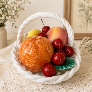 Italian Ceramic Fruit Basket - Etsy