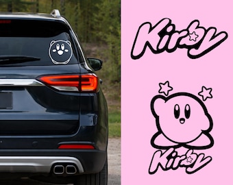 Kirby Vinyl Sticker Decal | Pink Character Art (5")
