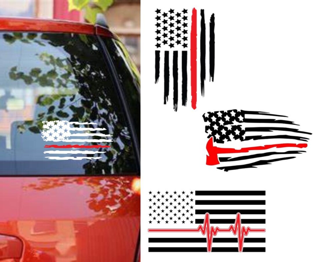 Fire Fighter Support Decal - Etsy