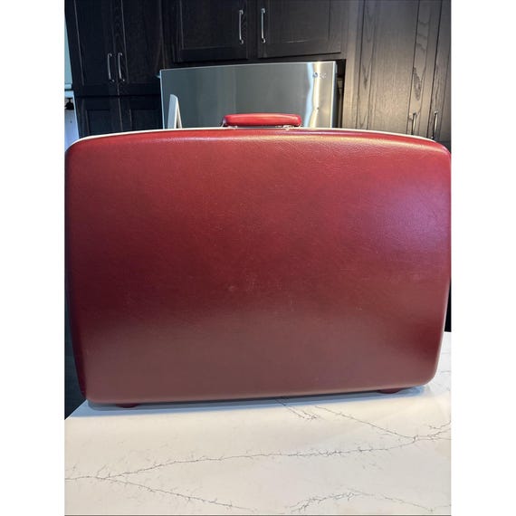 Vintage Samsonite Silhouette II Burgundy 23/28 Cartwheel Hard Luggage • Survivor