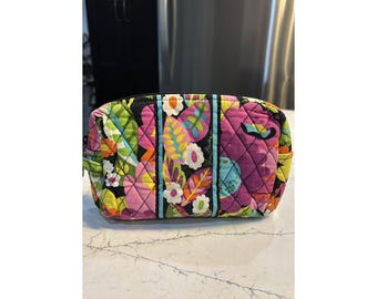 Vera Bradley Va Va Bloom Quilted Cosmetic Bag
