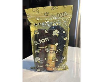 b.tan Tanned AF Darkest Mousse Mitt Set
