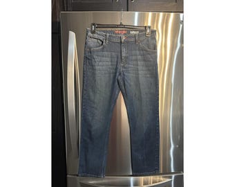Wrangler Indigood BOYS SZ 16 HUSKY Straight Fit Jeans Blue Denim