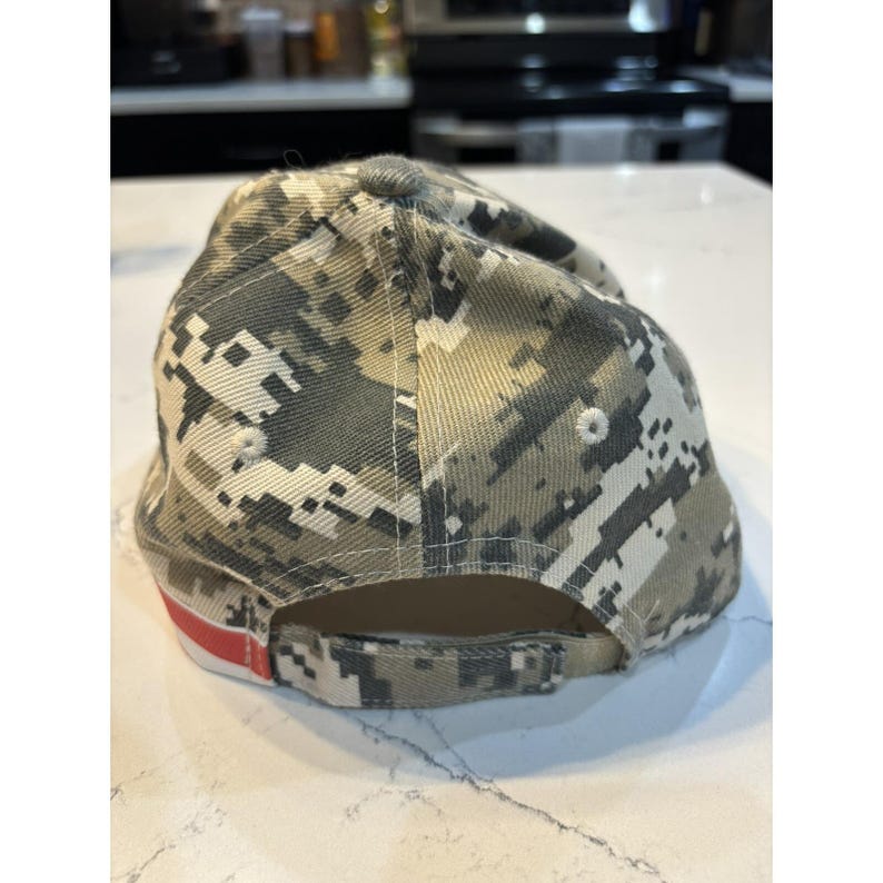 Trump Camo 2020 Keep America Great Baseball Cap Trucker Hat Hook and Loop Back image 3