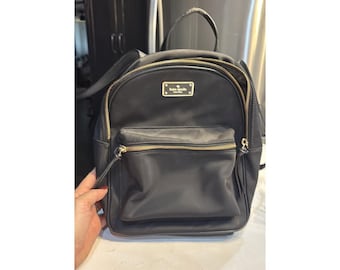 Vintage Kate Spade Black Nylon Backpack | Minimalist  display picture 1
