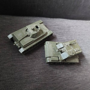 Two Vintage Toy Tanks.  Made in Austria.