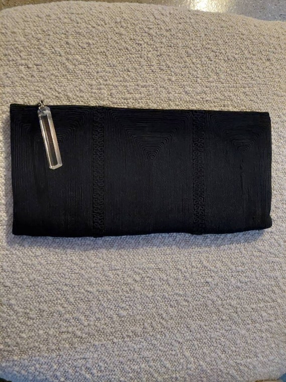 vintage black fabric Gem