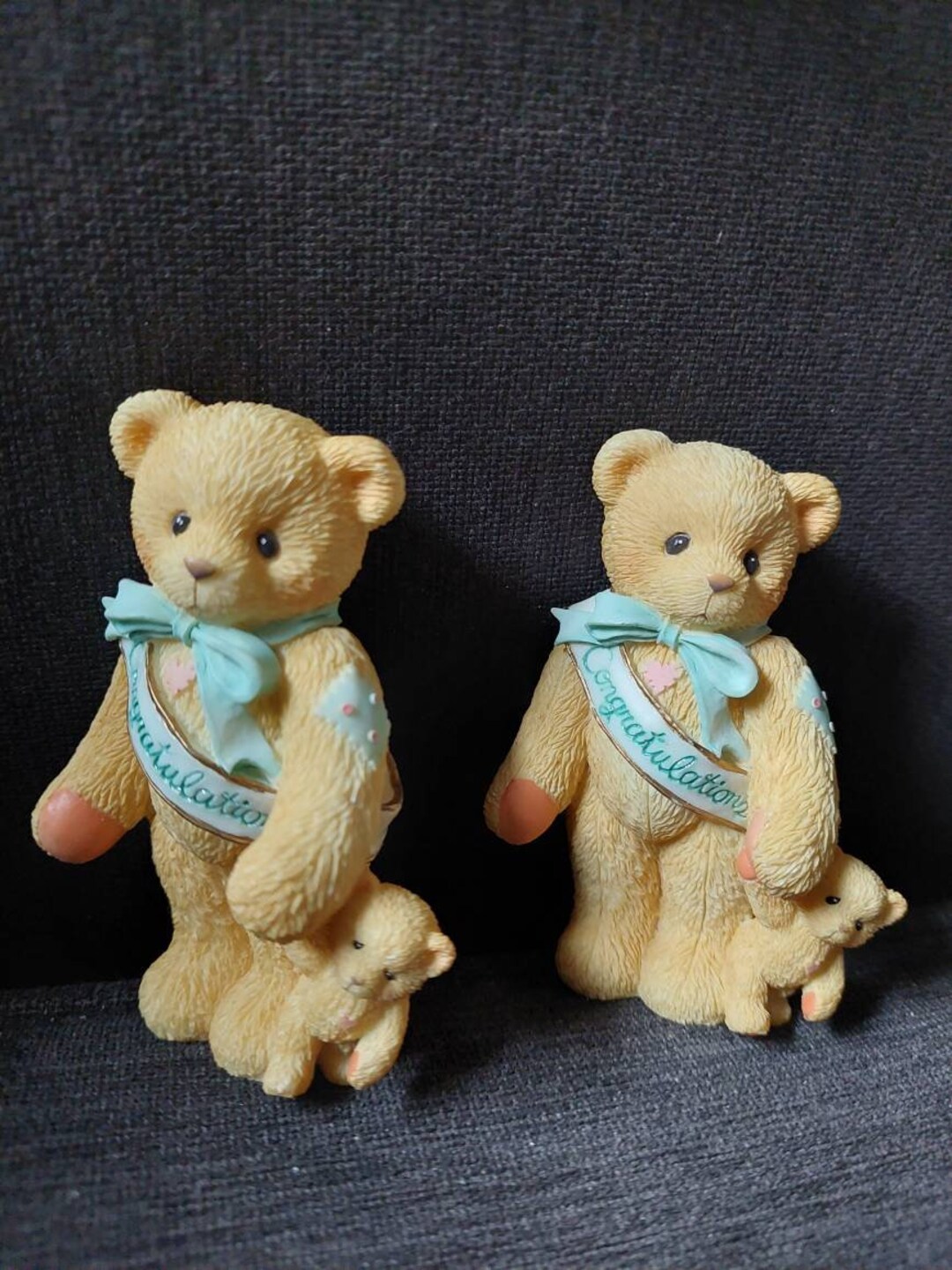 大切なテディベア2匹にお祝い - Etsy 日本