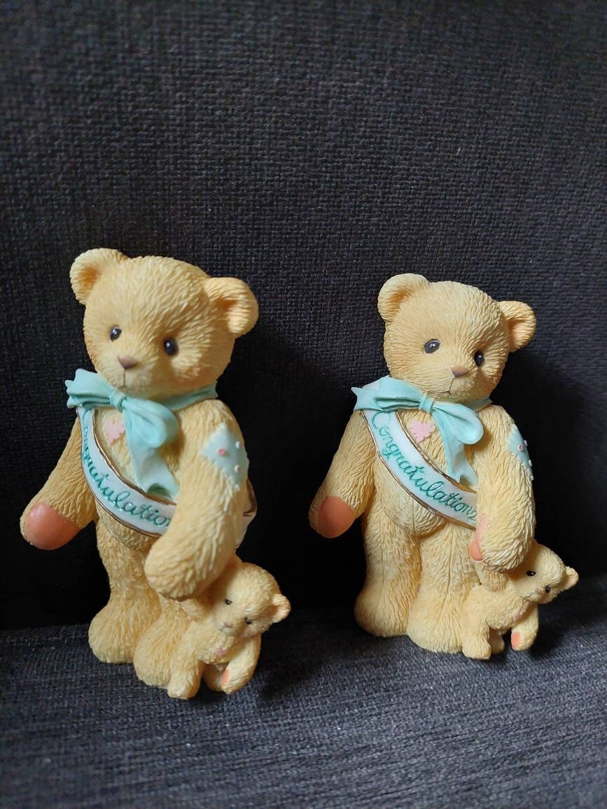 アンティークテディベア　ペア 大切なテディベア2匹にお祝い - Etsy 日本