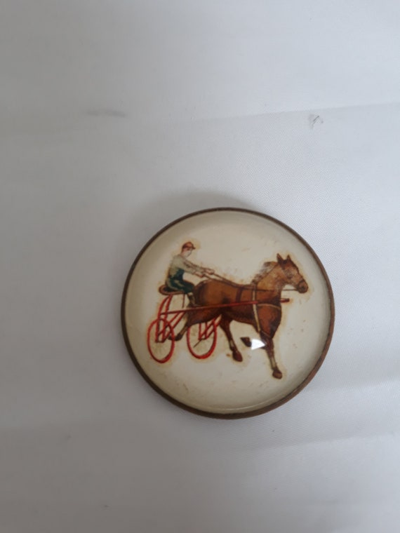Vintage Equestrian Pin - image 1
