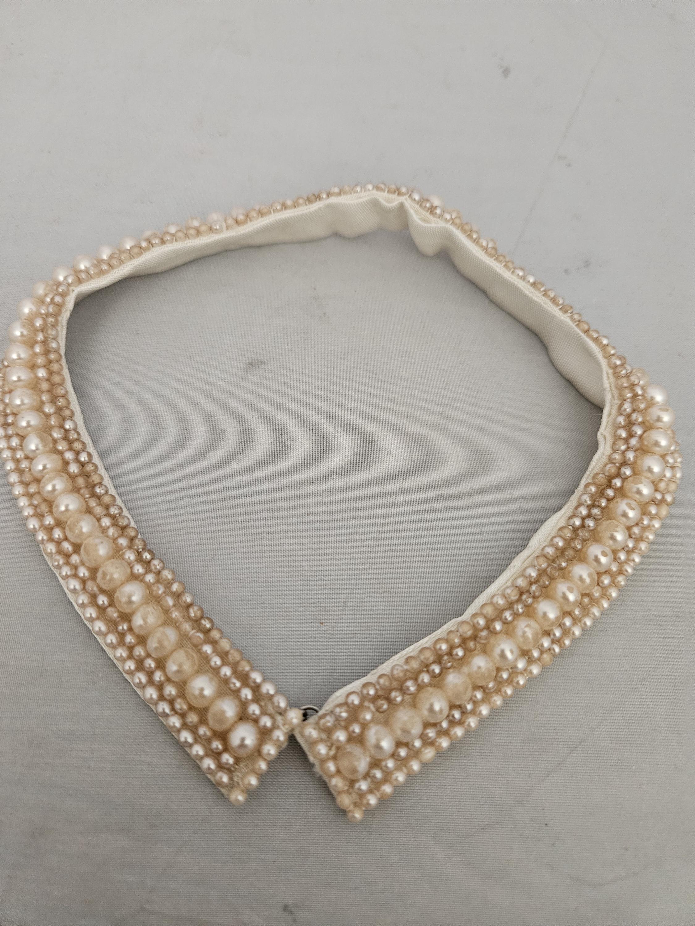Vintage Pearl Collar - Etsy