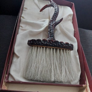 Vintage Faux Antler Clothing Brush