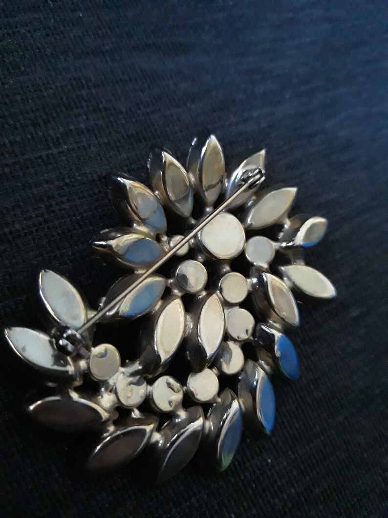 Vintage Pink Rhinestone Pin