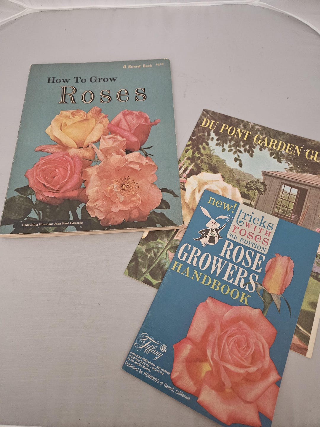 How to Grow Roses, A Sunset Book, 1957, Dupont Garden Guide and Rose ...