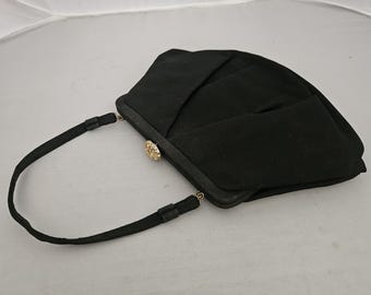Vintage 1950's Black Evening Bag