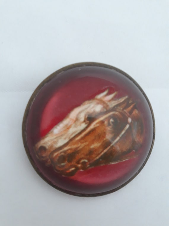 Vintage Equestrian Pin - image 3
