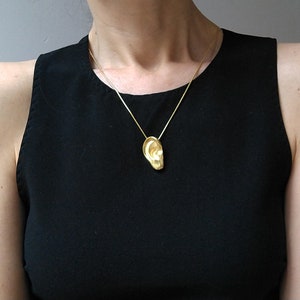 Sculptural necklace, Rene necklace, surreal jewelry, piece of art, bold jewelry