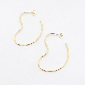 Abstract statement earrings, Sofia earrings, arp image 2