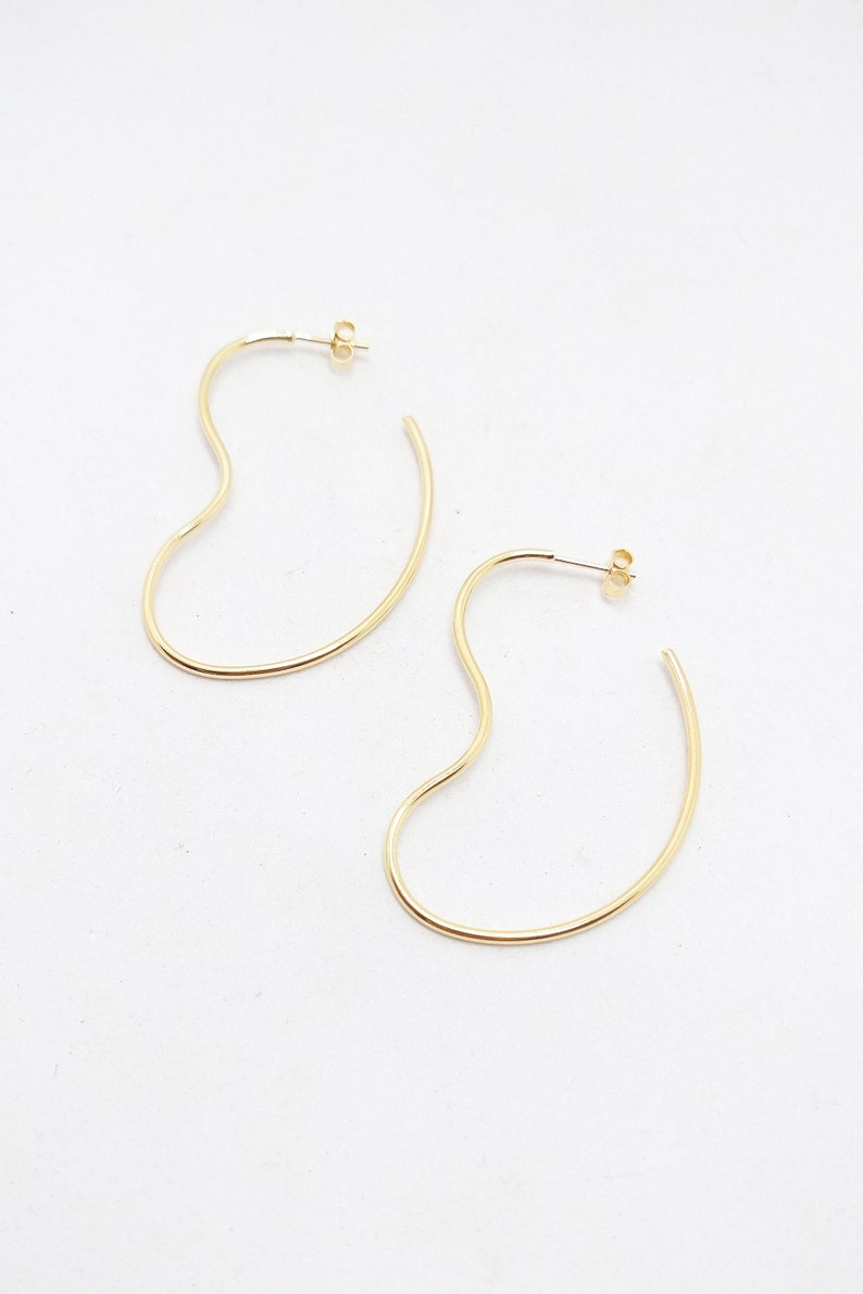 Abstract statement earrings, Sofia earrings, arp image 2