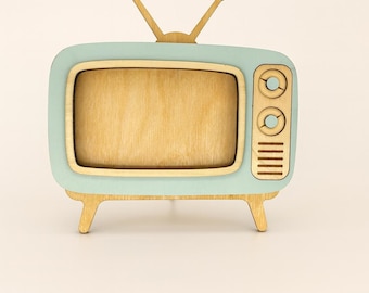 Retro TV Photo Frame & Gift Card Holder