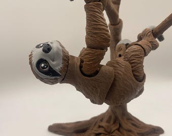 Berney de luiaard: 3D-geprinte beweegbare buddy