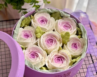 Handcrafted floral desserts
