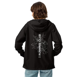 Unisex Windjacke mit leichtem Reißverschluss