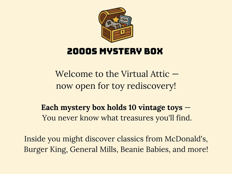 90s / 2000s Mystery Toy Box - Etsy