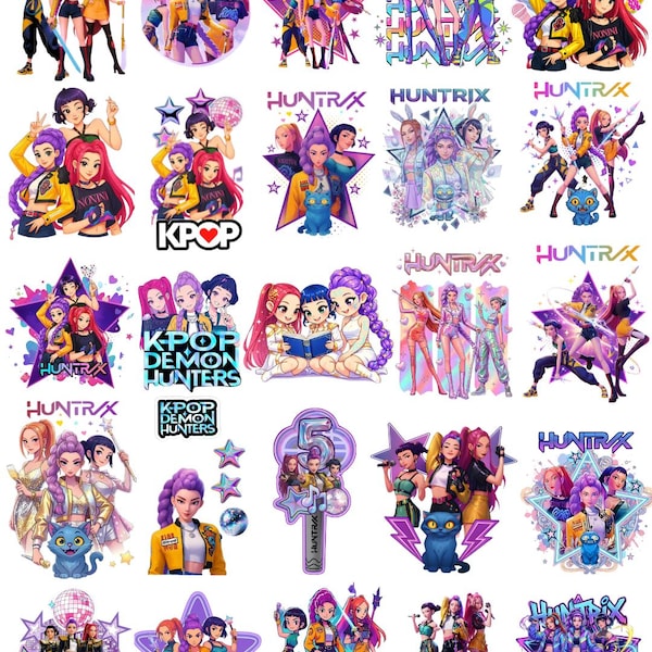 Huntrix Stickers - Etsy