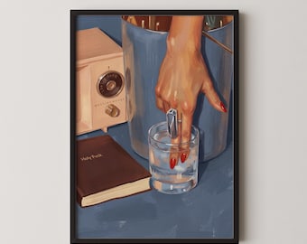 Funny Retro Wall Art, Edgy Feminist Print, Eclectic Decor, Trendy Poster #50