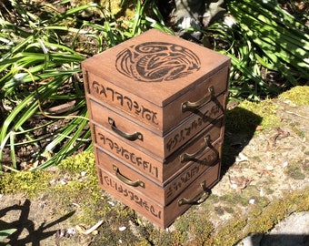 Cthulhu HP Lovecraft large PROP jewelry trinket box