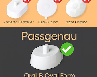 Tandenborstelhouder voor aan de muur – compatibel met ovale Oral-B-oplader