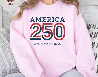 Retro Usa 250 Shirt, Independence Day Shirt, Celebrate 250th Anniversary Shirt Usa Flag Tee 4th of July Shirt Patriotic Gift