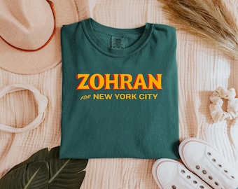 Zohran Mamdani for Mayor Tee: Vote Zohran, Progressive Democrats