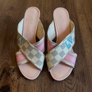 Louis Vuitton Mules - Etsy