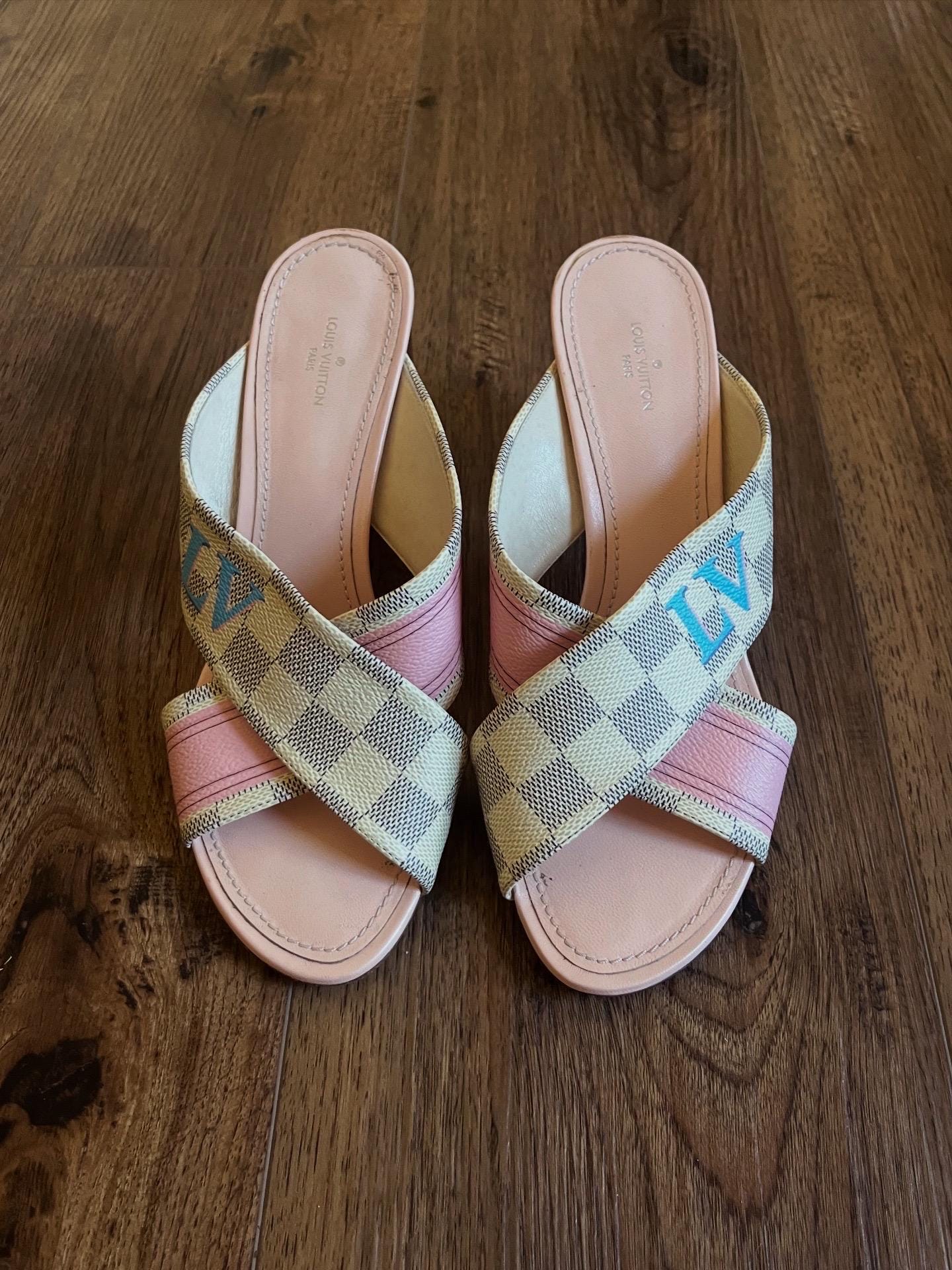 靴 Vintage Louis Vuitton Sandals 36の通販 | LUMINAE